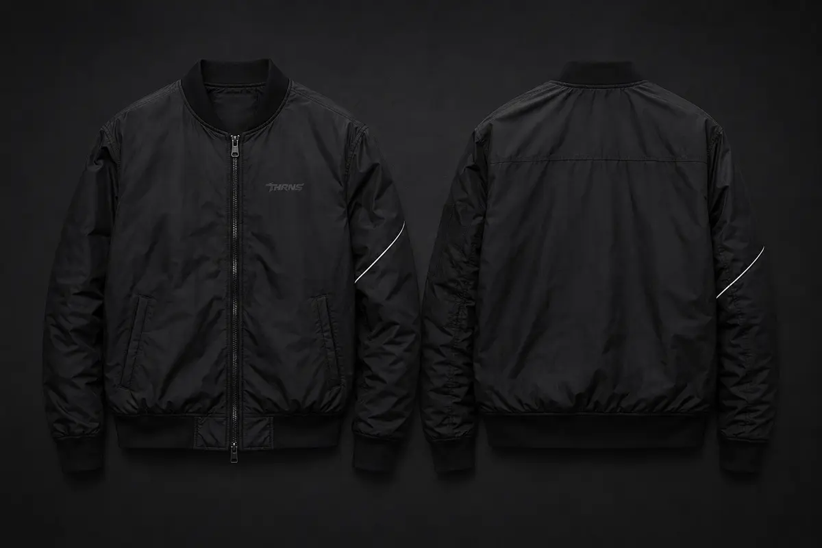 Black Pulse THRNS bomber jacket concept