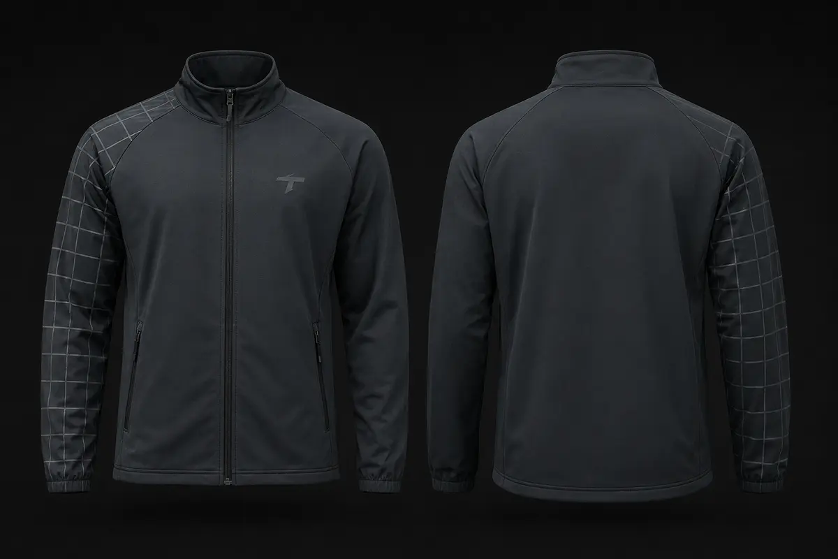 Graphite Grid THRNS technical jacket concept