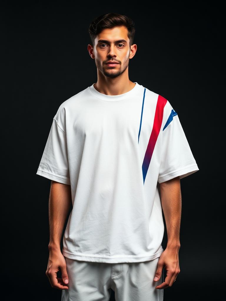 FRANCE THRNS t-shirt with a full flag sleeve
